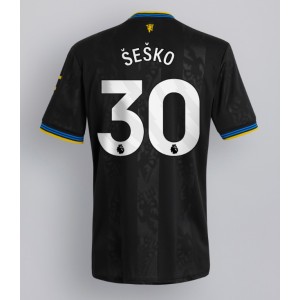 Manchester United Benjamin Sesko #30 Jalkapallovaatteet Kolmaspaita 2025-26 Lyhythihainen